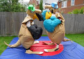 Kangroo inflatable sumo wrestling costume