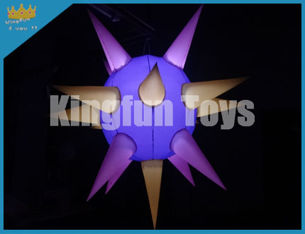 Colorful led inflatable event star