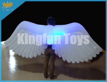 Stage inflatable wing decorations
