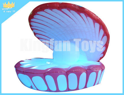 Coloreful inflatable LED shell