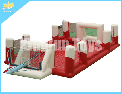 Popular inflatable soccer pitch