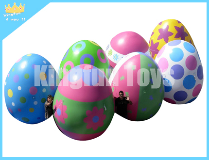 Inflatable easter egg
