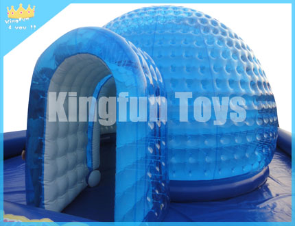 Air -sealed inflatable Crystal dome