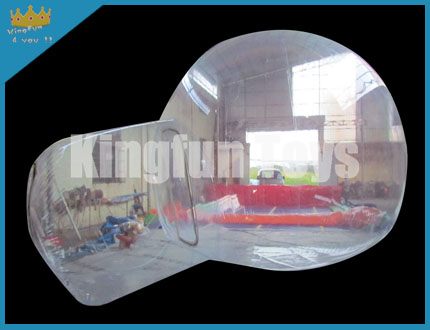 Inflatable bubble tunnel