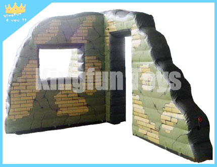 Camouflage paintball obstacles