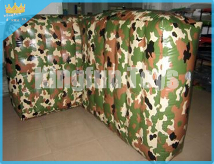 Camouflage WALL paintball bunker