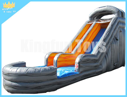 Stone color water slide