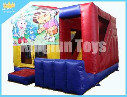 Dora bounce house slide