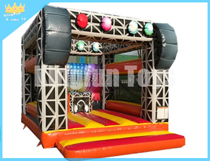 Disco inflatable bouncer